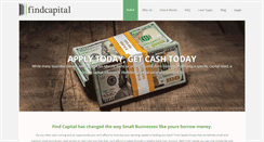 Desktop Screenshot of findcapital.org